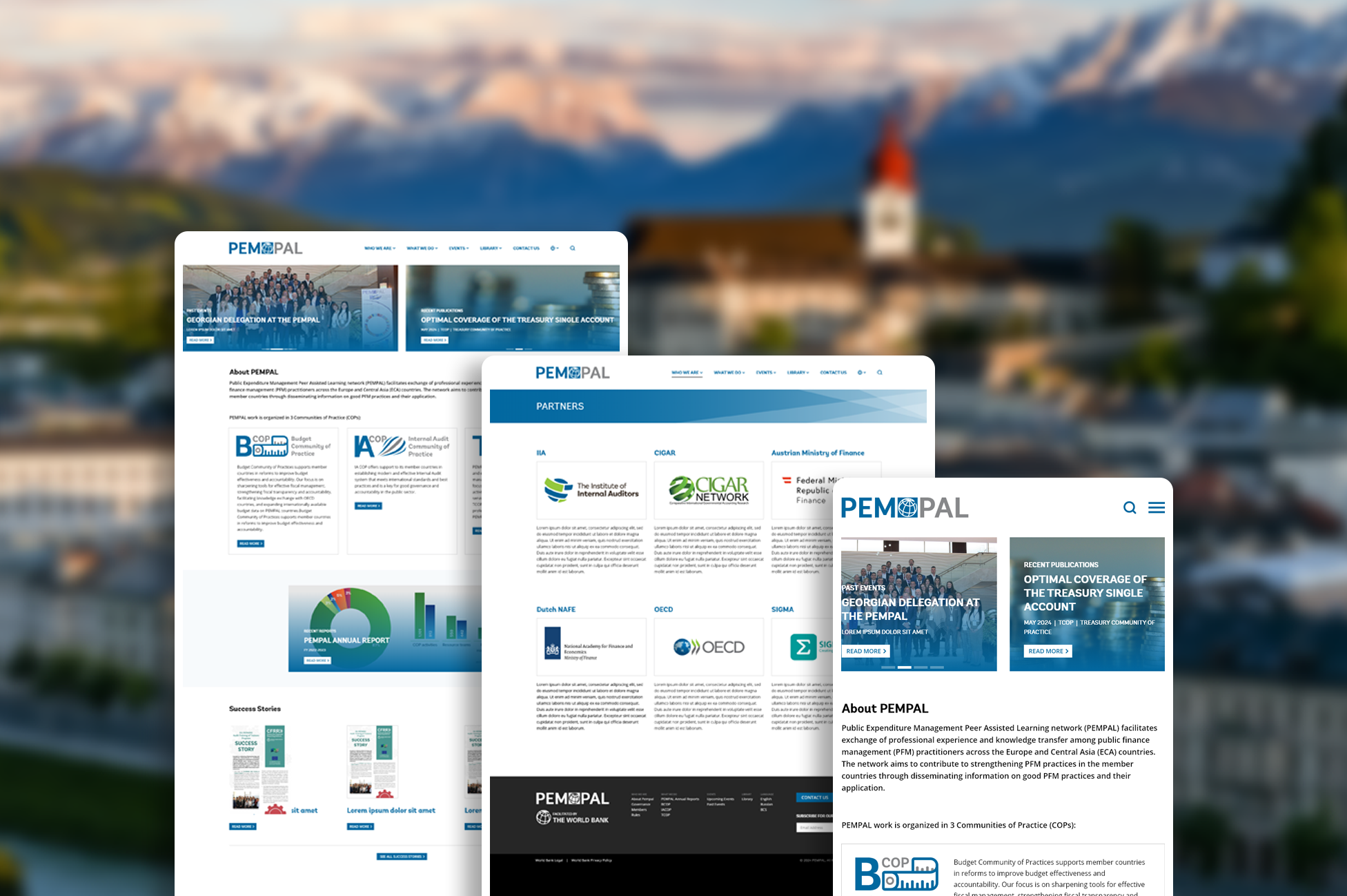 PEMPAL — Homepage Final Design