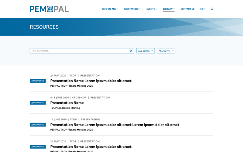 PEMPAL — Resources Library