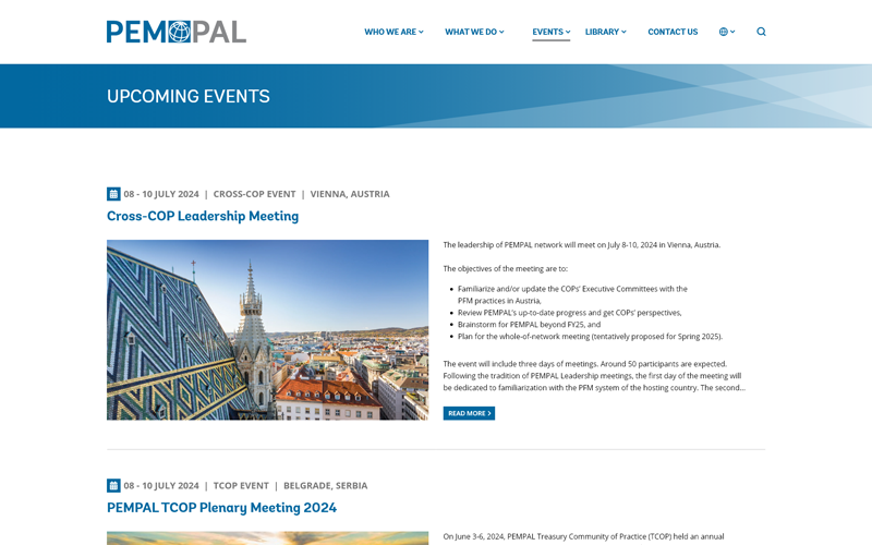 PEMPAL — Events Page